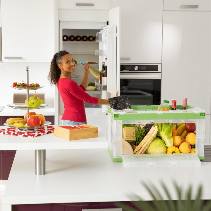 Image du produit Relaxdays Boîte de rangement avec couvercle (59.5 x 39.5 x 31.5 cm, 74 l)
