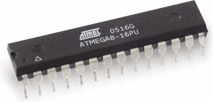 Actual product image Atmel Microcontroller ATmega8-16PU (Microcontroller)