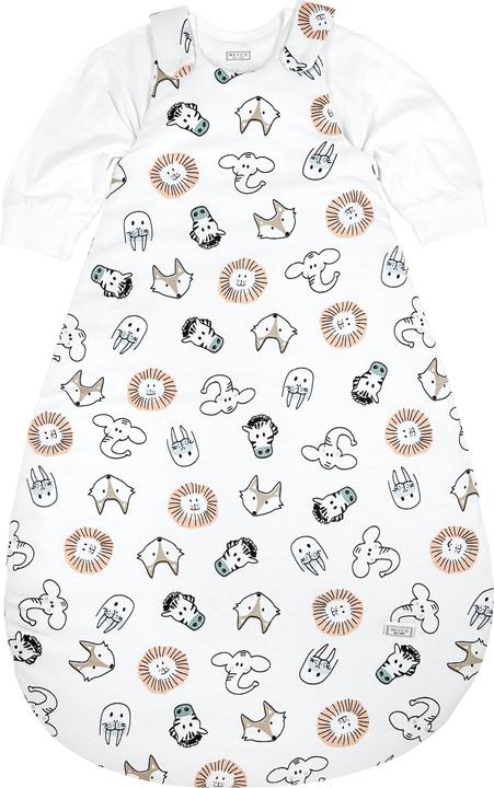 Immagine prodotto Meyco Maglia sacco a pelo 2 pezzi 50/56 Animale (56 cm)