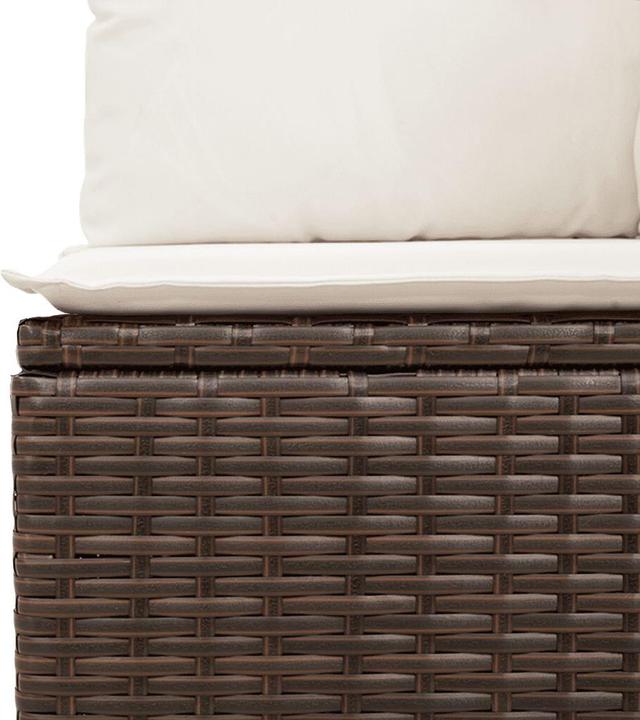 Image du produit VidaXL Meuble de jardin Canapé Ensemble de jardin Ensemble de jardin 10 pièces Marron