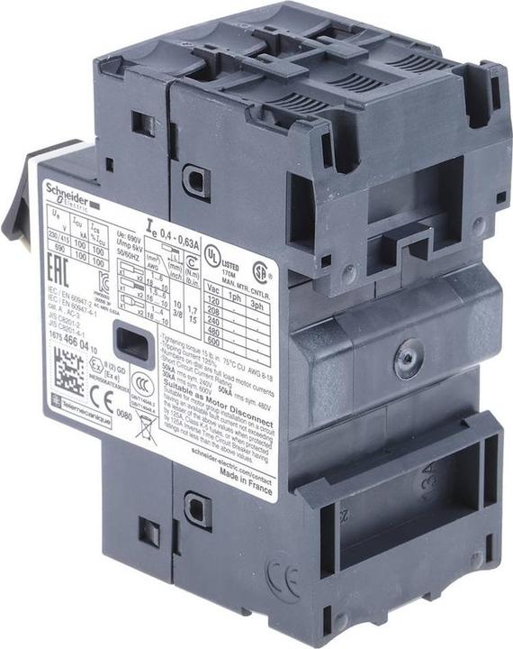 Produktbild Schneider Electric Motorschutzschalter GV2ME04 0,4-0,63A