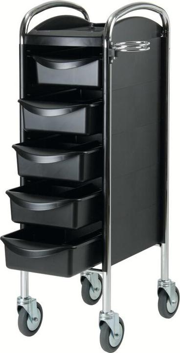 Comair Stapelboy Piccolo 6002 Samtschwarz inkl. Fönhalter