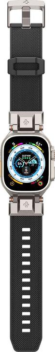 Productafbeelding Spigen DuraPro Armor Apple Watch 4/5/6/7/SE 42/44/45/49 mm czarny/zwart AMP06065 (35 mm, Thermoplastisch polyurethaan (TPU), Nylon)