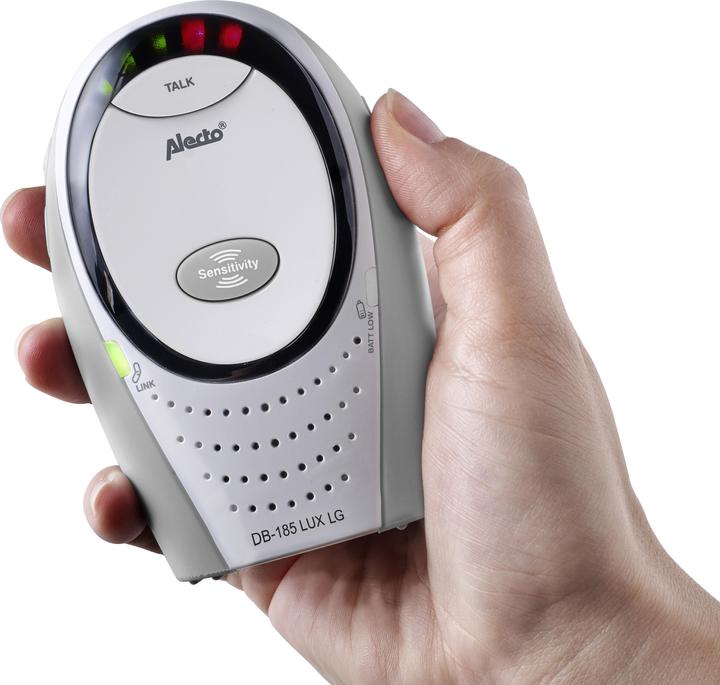 Produktbild Alecto DBX-85GS - DECT Babyphone mit Full ECO-Modus, weiss/Grau (Babyphone Audio, 300 m)