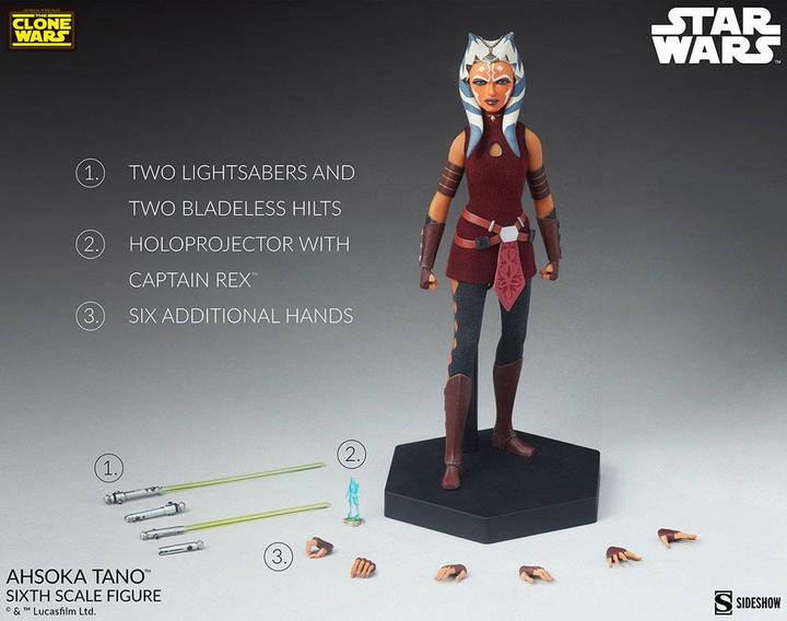 Immagine prodotto Sideshow Statuetta di Star Wars The Clone Wars 1/6 Ahsoka Tano 27 cm