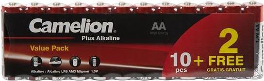 Immagine prodotto Pilha ALKALI-MANGAN AA ADVANTAGE PACK (10 + 2 pz.) / LR6 1,5 V - 2800 mAh (1 pz., AA, 2800 mAh)