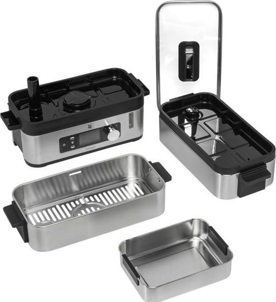 Produktbild WMF KÜCHENminis Dampfgarer Multicooker 2 Garräume mit Dämpfeinsatz, Warmhaltefunktion und Glasdeckel