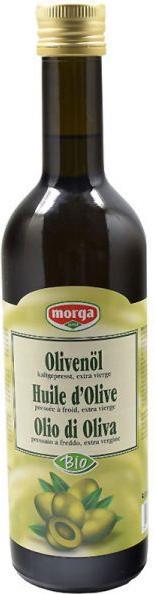 Actual product image Morga Organic extra virgin olive oil (500 ml)