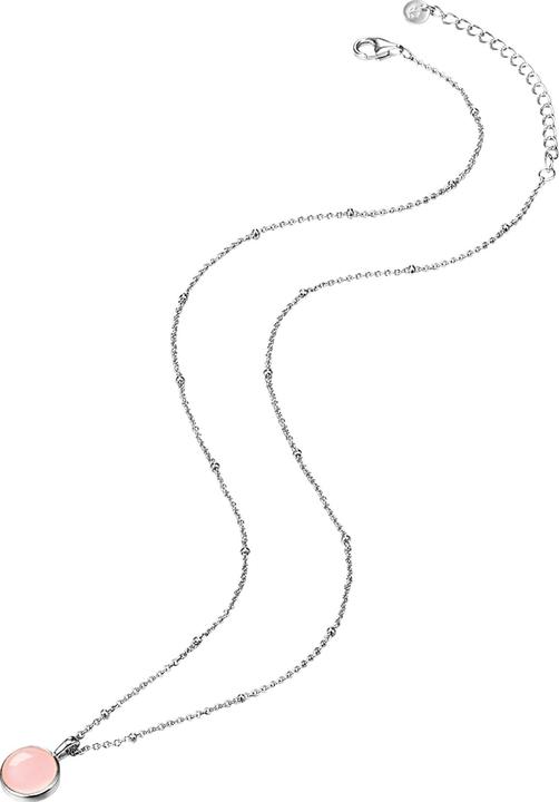 Produktbild Glanzstücke München Damen Sterling Silber Rosenquarz silber 40,0 cm Basiskette + 5,0 cm Verlängerung - 11042 (925er Silber, 40 - 45 cm)