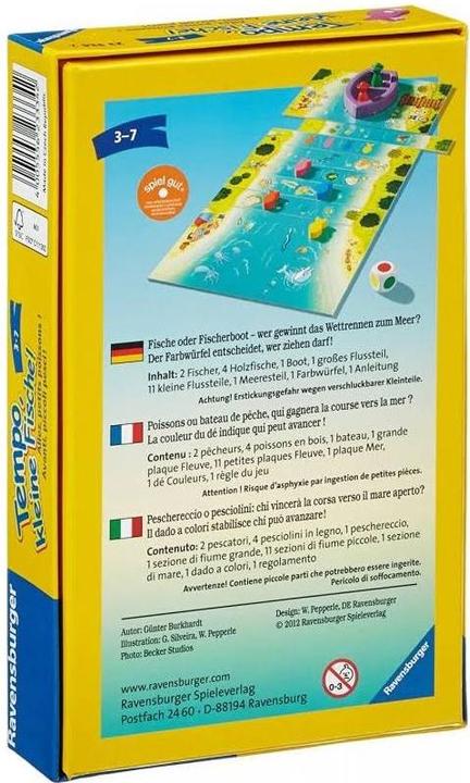 Produktbild Ravensburger Tempo, kleine Fische. (Französisch, Italienisch, Deutsch)