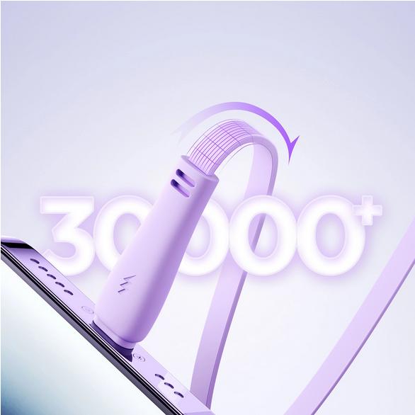 Actual product image Joyroom S-A40 Colorful Series 3in1 retractable cable USB-A to USB-C / Lightning / microUSB 1m - blue (1 m)