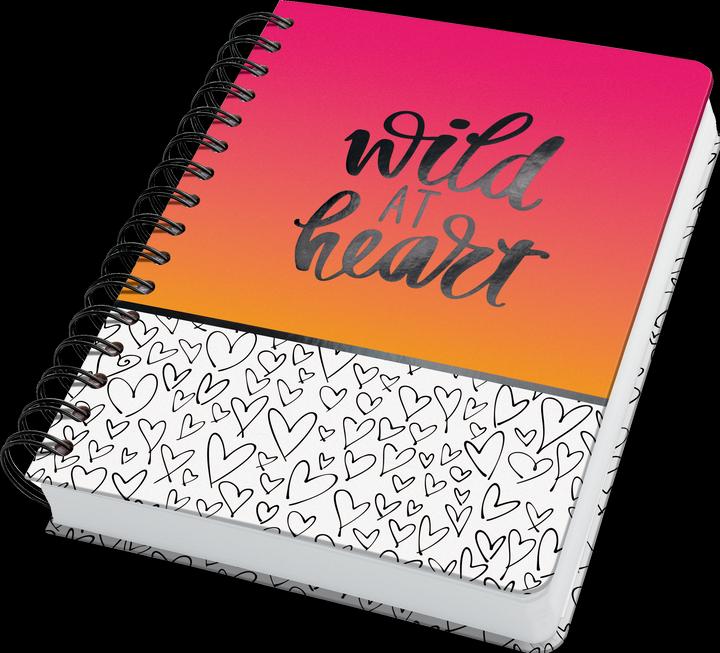 Produktbild Sigel Spiralnotizbuch A5 120BL Wild Hearts (A5, Gepunktet, Harter Einband)