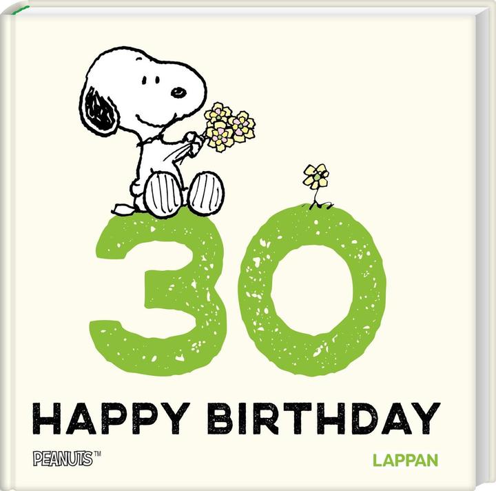Peanuts Geschenkbuch: Happy Birthday zum 30. Geburtstag (Deutsch, Charles M. Schulz, 2024)