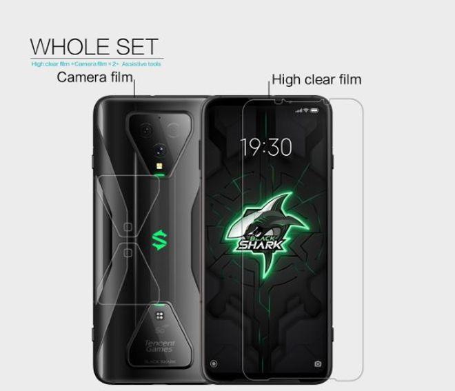 Actual product image Nillkin Super Clear Series Protective Film (1 Piece, Xiaomi Black Shark 3)