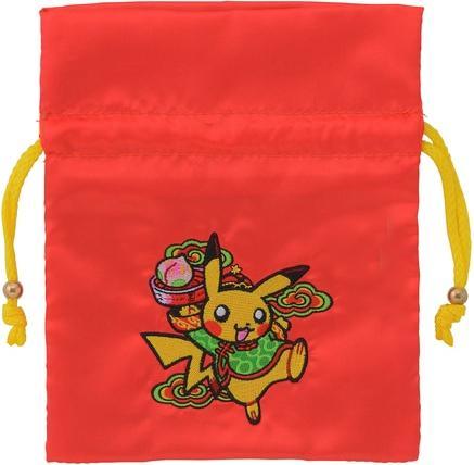 Produktbild Pokémon Satin Purse Pikachu Hotel Raikou - Rot