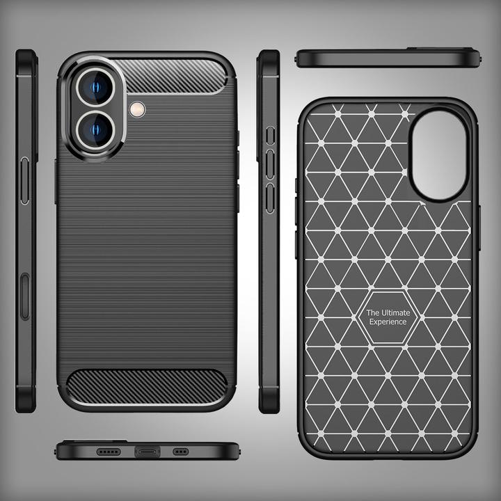 Immagine prodotto Nalia Copertura in silicone carbon look (Apple iPhone 16)