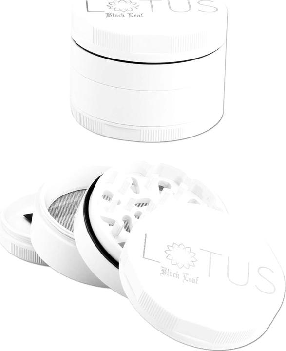 Actual product image Black Leaf Blackleaf Lotus Grinder White 53mm