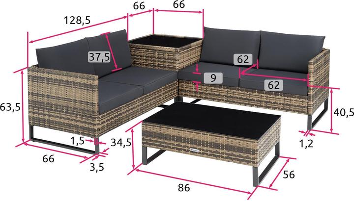 Actual product image tectake Ostuni
