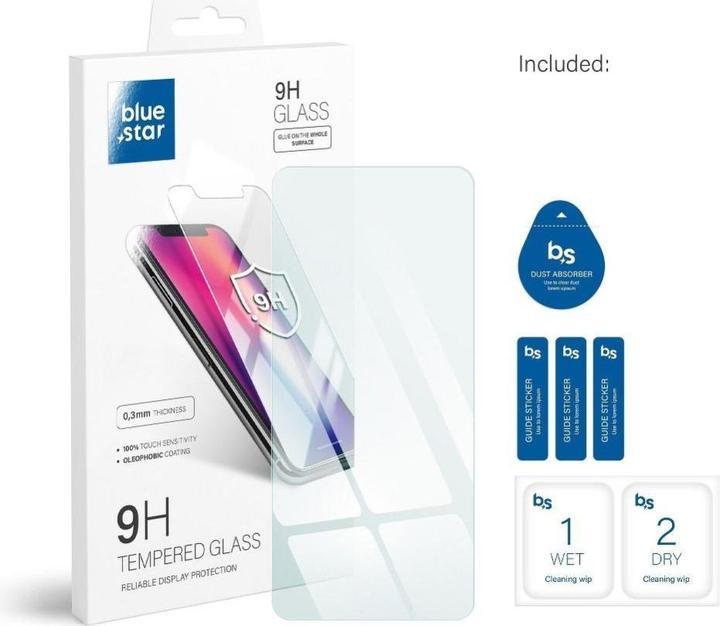 Image du produit Partner Telecom Protective glass Blue Star Tempered Glass Blue Star - Oppo A72 (1 pièce(s), Oppo A72)