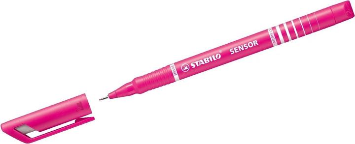 Actual product image STABILO SENSOR F Finliner with spring-loaded sharpener (Rose, 1 x)