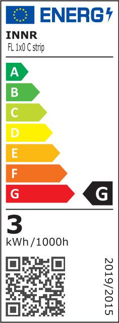 Energy Label Innr Smart Flex strip FL 140 C (Warm white, Neutral White, Cold White, RGBW, 400 cm, Indoor)