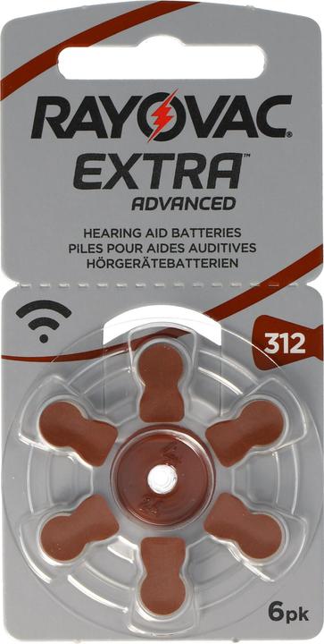 Image du produit Rayovac spécial acoustique (6 pcs, A312, 180 mAh)