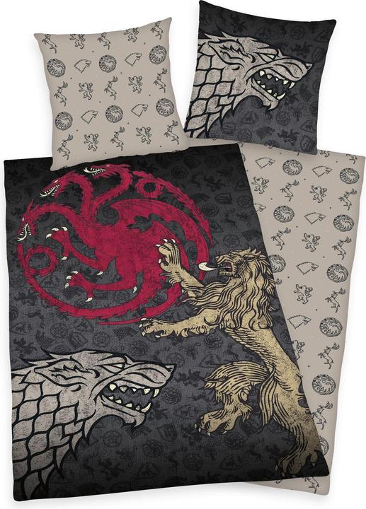 Produktbild Herding Bettwäschegarnitur Game of Thrones (Duvetbezug, 160 x 210 cm)