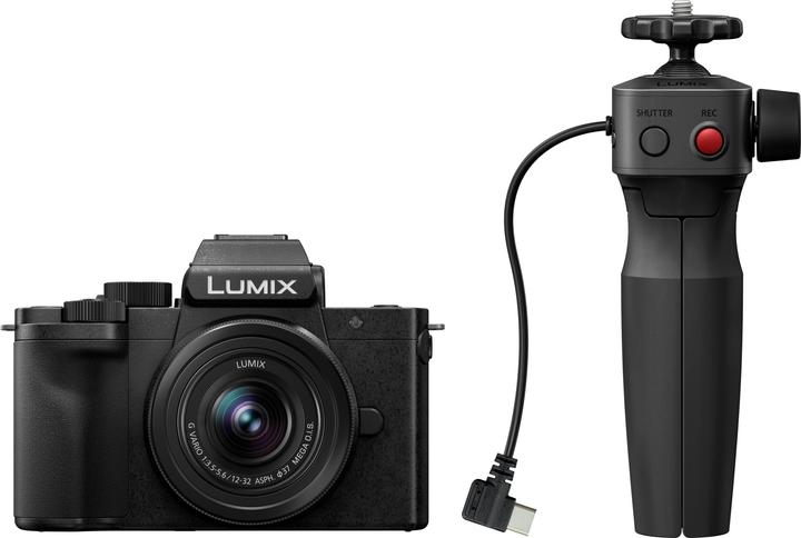 Panasonic Lumix DC-G100D + AF 12-32mm f/3,5-5,6 asph. + Stativ Griff DMW-SHGR2 (12 - 32 mm, 20.30 Mpx, Micro Four Thirds)