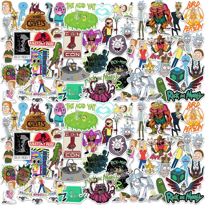 Image du produit Rick And Morty - Autocollants DELUXE