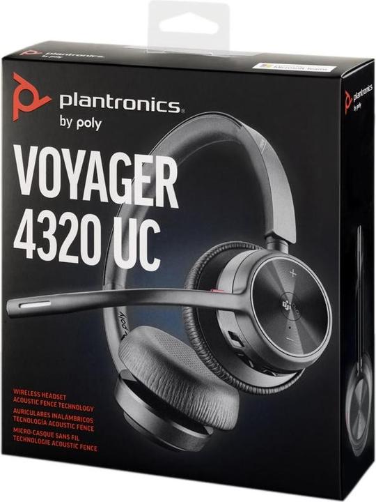 Produktbild Poly Voyager 4320 UC + Ladestation (Kabellos, USB-A)