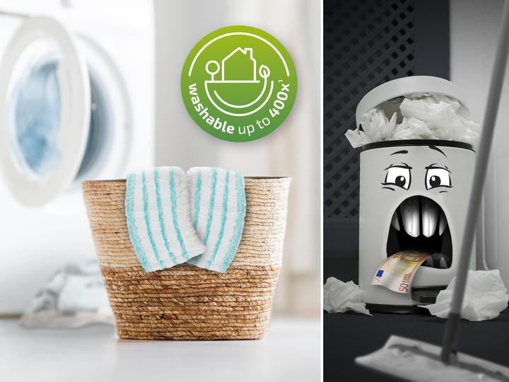 Produktbild Leifheit Set Wischtuchpresse Profi XL mit Rollen und Bodenwischer (1 Stk.)