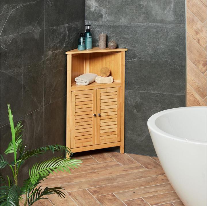 Actual product image Relaxdays Corner cabinet (58 x 30 x 92 cm)