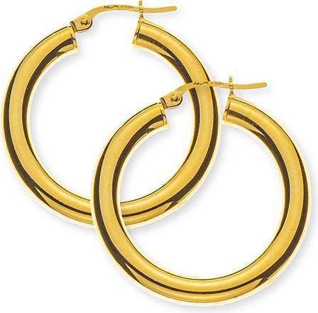 Produktbild Natsumi Schmuck Creolen Gelbgold 18K/750 Ø 28mm Rund (750/18 K Gelbgold)