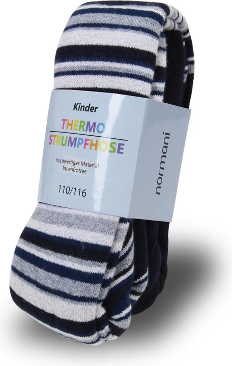 Actual product image Normani Children's striped thermal tights (86/92)