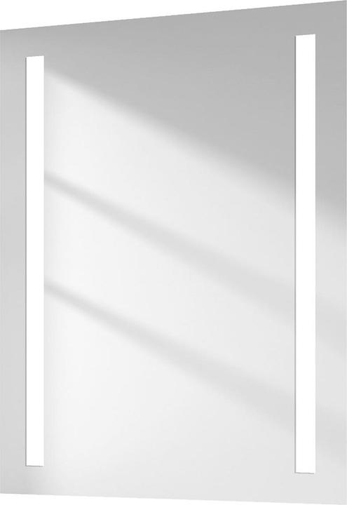 Emke Badezimmerspiegel mit Beleuchtung 80*60cm,Beschlagfrei, 3000K/6500K,Tast Schalter