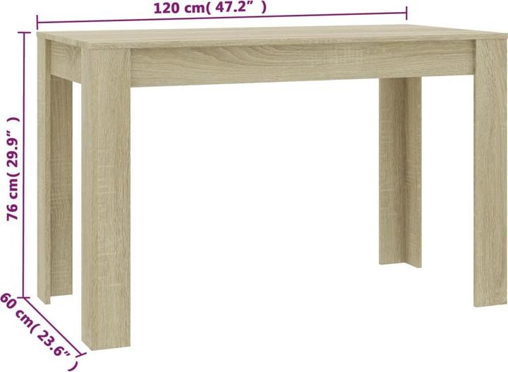 Produktbild VidaXL Ellis (120 x 60 x 76 cm)
