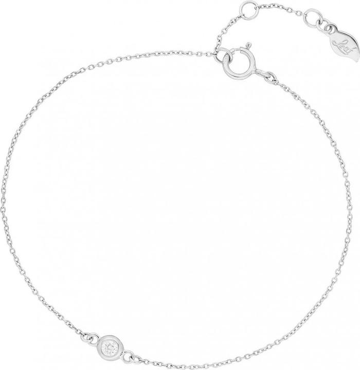 Image du produit Bracelet my first diamond, or blanc 14 K (Rhodié, Or blanc 14 K)