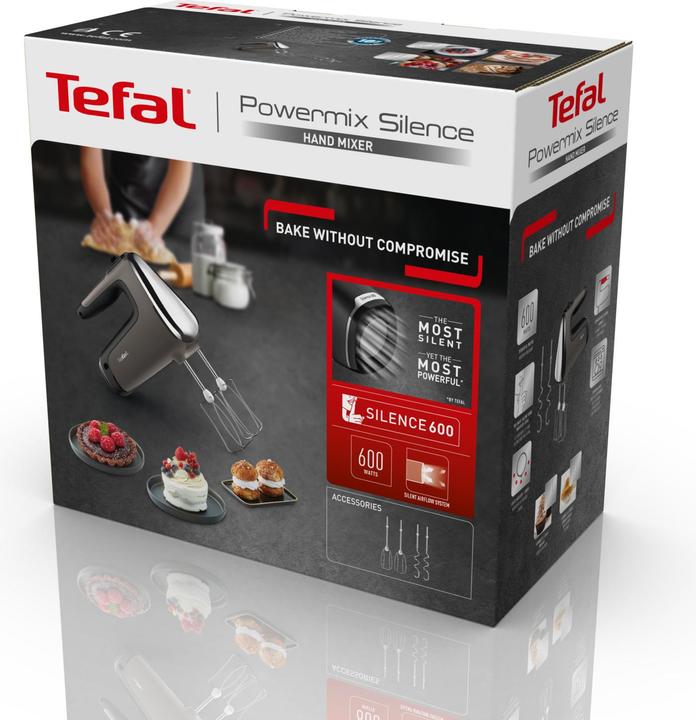 Immagine prodotto Tefal Miscelatore manuale HT650E Power Mix Silence (600 W)