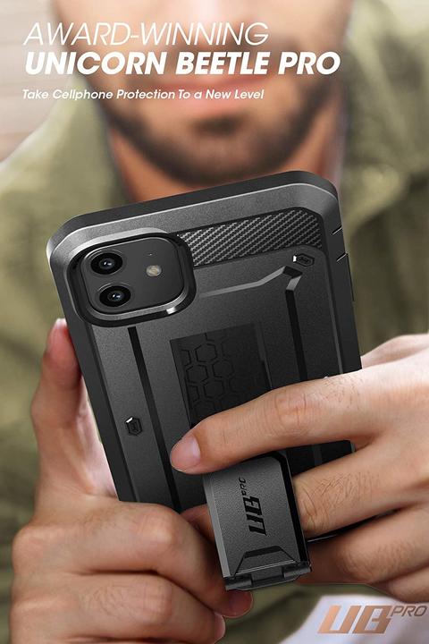 Actual product image Supcase UNICORN BEETLE PRO Armored case for iPhone 11 black (Apple iPhone 11)