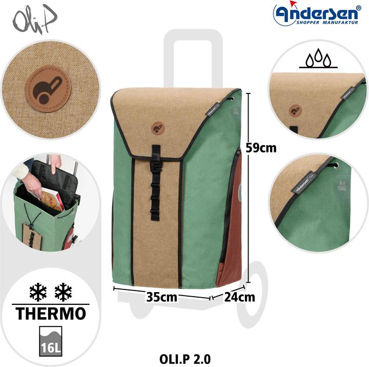 Produktbild Andersen Alu Star Shopper Oli.P 2.0