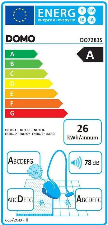 Etichetta energetica Domo Do7283s
