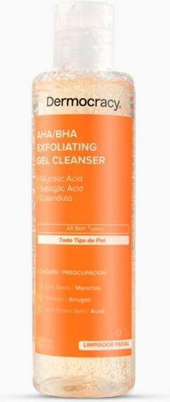 Actual product image Dermocracy (AHA/BHA) Exfoliating Cleansing Gel 200ml (Foam, 200 ml)