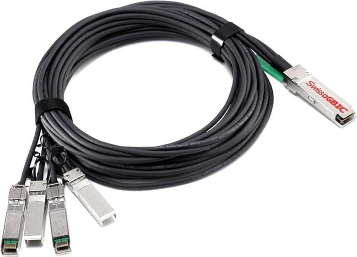 Actual product image SwissGBIC DAC Breakout 100Gb Passive 3m RPM777054/02500