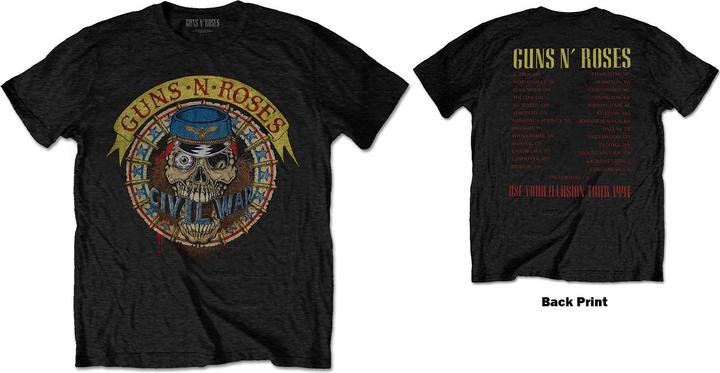 Guns N Roses Skull Circle