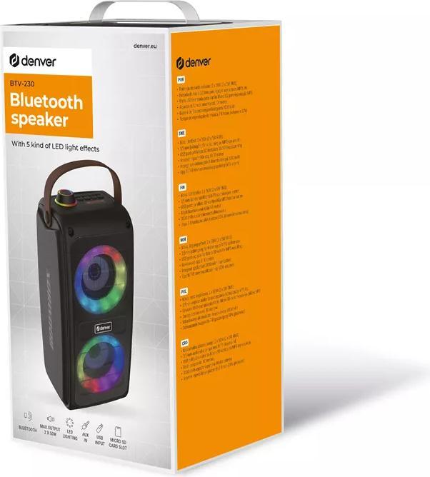 Image du produit Denver BTV-230 (7 h, Fonctionnement sur piles)