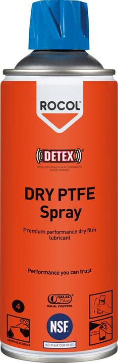 Actual product image Rocol Dry PTFE Spray PTFE Spray Dry PTFE Spray 400 ml (400 ml)