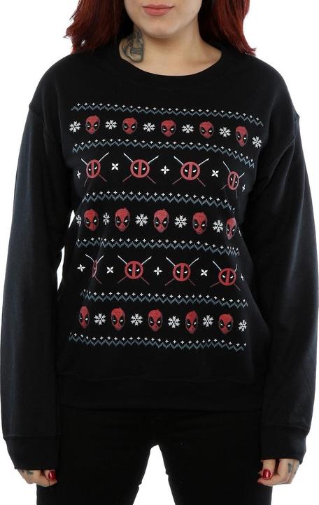 Immagine prodotto Deadpool Christmas Felpa Donna (L)