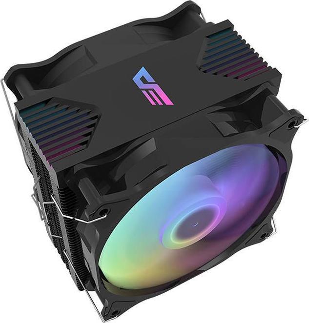 Actual product image Darkflash Tech Darkair Plus CPU active cooling ARGB (heatsink + fan 120x120) (20 mm)