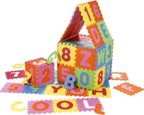 Image du produit Knorrtoys Puzzlematte - "Alphabet + Zahlen" /36-tlg./30cm (30 x 30 cm)