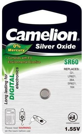 Camelion Batterie SR60 Silber Oxid (1 St.) (1 Stk., SR60)